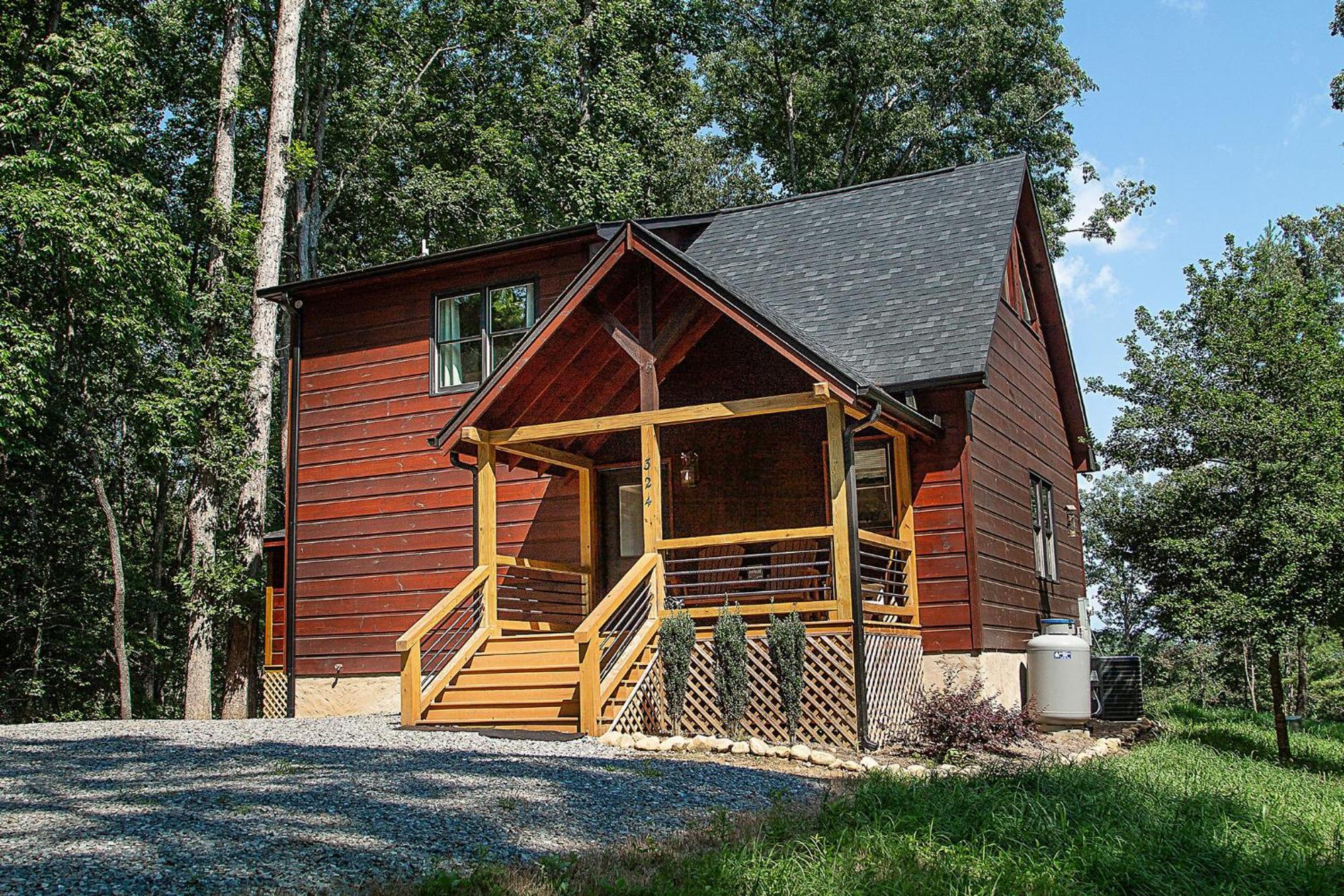Adore The Smores Rustic Mountain Charm Outdoor Spaces And A Cozy Hot Tub Blue Ridge Extérieur photo